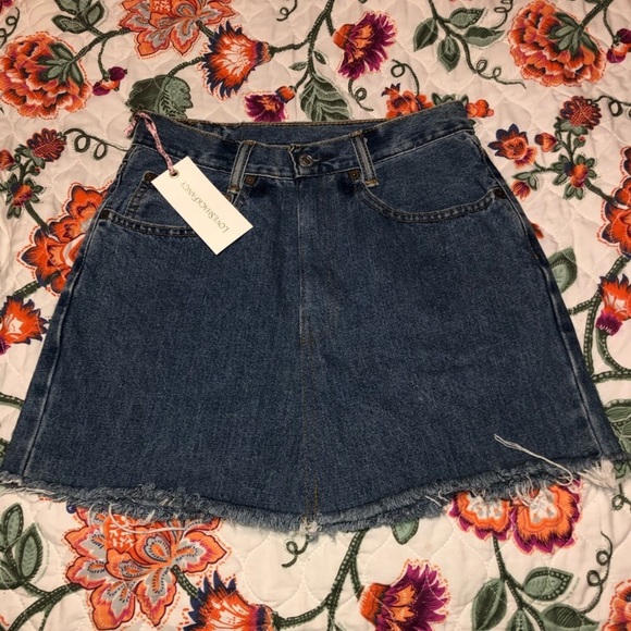 LoveShackFancy Dresses & Skirts - LoveShackFancy BNWT Vintage Levi’s Denim Skirt 25